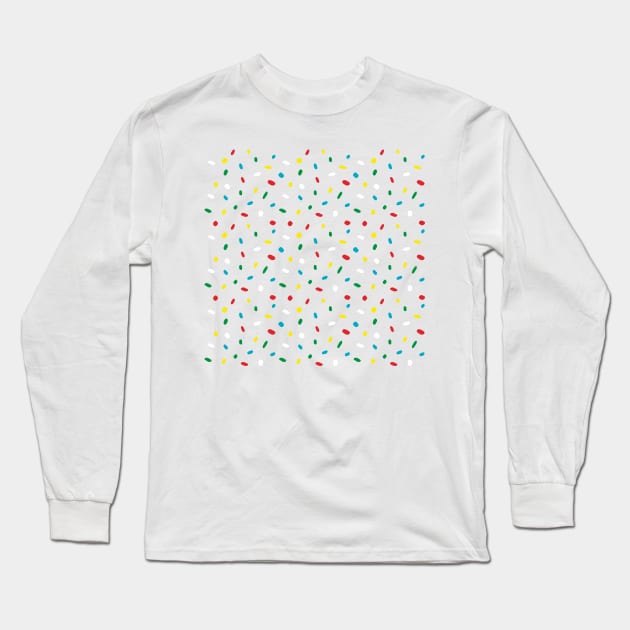 Sweet glazed over black background Long Sleeve T-Shirt by marufemia